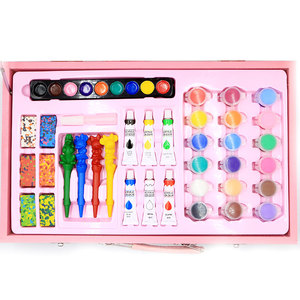 Bview Art 130 pièces fournitures d'art <span class=keywords><strong>peinture</strong></span> pour enfants dessin costume Art brosse papeterie ensemble pour enfants <span class=keywords><strong>peinture</strong></span> - Product Image 5
