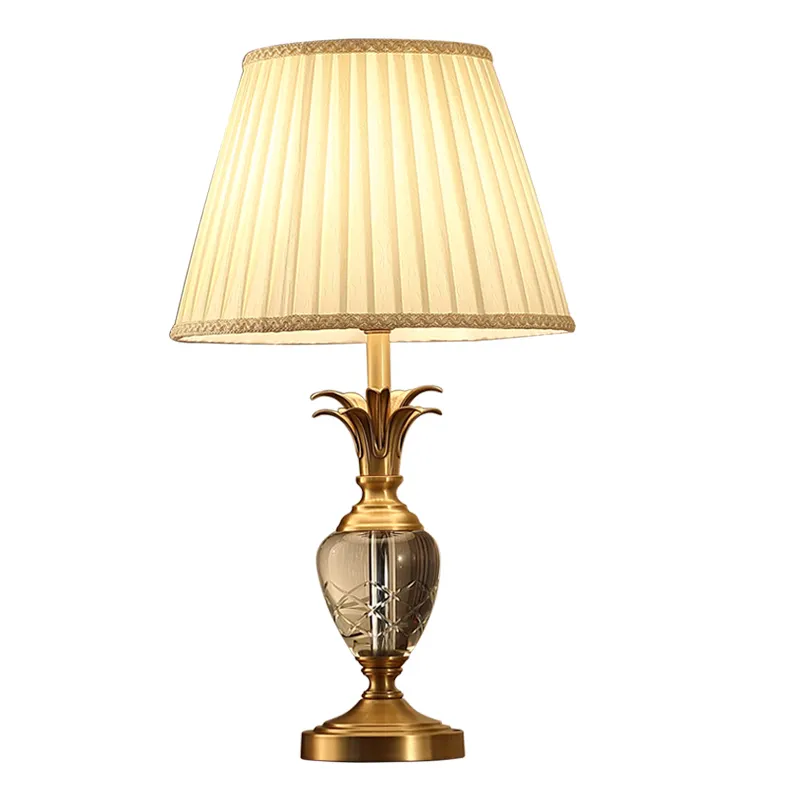 Оптовая продажа, декоративная энергосберегающая металлическая настольная лампа из розового золота Zhongshan