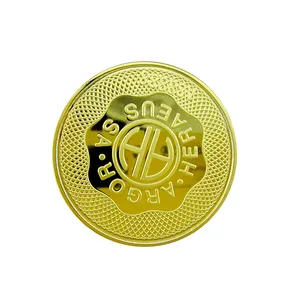 도매 구리 동전 구매 선물 금속 비트 코인 동전 골드