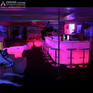 Illuminated Event Shisha Hookah <strong>Lounge</strong> LED Counter <strong>bar</strong> - Product Image 2