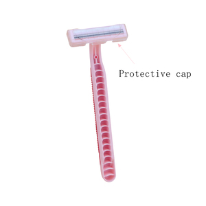 <strong>Women</strong> <strong>Razor</strong> Stainless Steel Blade with Vitamin E Aloe Vera Lubricant Rubber Handle Disposable <strong>Razor</strong> - Product Image 3