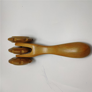 Offre Spéciale portable manche en bois magique masseur Cellulite rouleau En Bois Visage outil de <span class=keywords><strong>massage</strong></span> - Product Image 4
