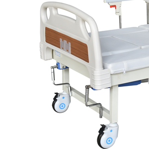 ABS Medicare cama de Hospital con <span class=keywords><strong>dos</strong></span> manivelas para el viejo - Product Image 5