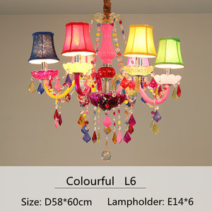 JYLIGHTING Đèn Chùm Pha Lê Nhiều Màu Hiện Đại Sang Trọng Thiết Kế Mới Cho Nữ Phòng Ngủ Công Chúa Cafe KTV Đèn Pha Lê Quán Bar - Product Image 2