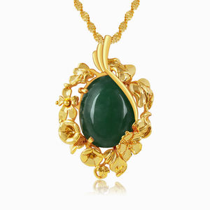 Collar con Colgante de Piedra Artificial Chapado en <span class=keywords><strong>Oro</strong></span> de 24k AN805501 <span class=keywords><strong>xuping</strong></span>, Collana <span class=keywords><strong>Oro</strong></span> - Product Image 2