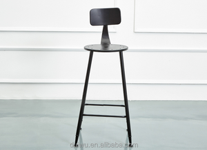2017 Foshan Großhandel loft bistro-<span class=keywords><strong>m</strong></span>öbel industrielle schwarz funky barhocker - Product Image 2