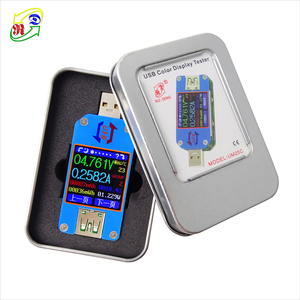 RD UM25 tipo-C USB-A 2,0 Color amperímetro del voltímetro de la resistencia del cable de alimentación del cargador de USB del banco probador de voltaje de corriente - Product Image 5