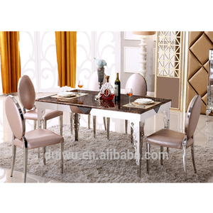 Unique design moderne de luxe table à manger marbre ensemble - Product Image 4
