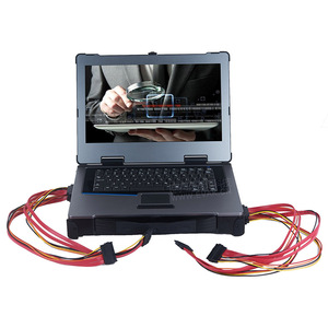 Équipement d'ordinateur portable robuste Porbtble LCD 14 pouces IP65 prise en charge 2 à 2 SAS/SATA copie numérique en lecture seule haute vitesse - Product Image 5