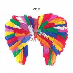 À la mode coloré <span class=keywords><strong>ange</strong></span> ailes accessoire plumes de noël décorations - Product Image 2