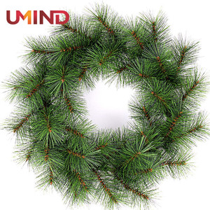 Wholesale artificial door Christmas ornament wreath with low price - Product Image 1