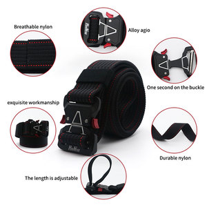 Bán nóng tùy chỉnh 3.8cm ngoài trời Mens Nylon Webbing vành đai với phát hành nhanh chóng khóa - Product Image 6