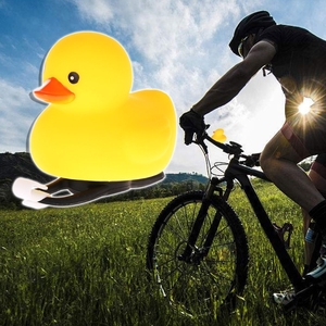 Sonnette lumineuse canard jaune pour vélo, 1 pièce, cassé, bicyclette de route, <span class=keywords><strong>vtt</strong></span>, accessoire pour cycliste, klaxon pour enfant - Product Image 5