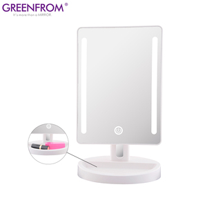 De plástico LED de escritorio sensor táctil maquillaje 20x <span class=keywords><strong>espejo</strong></span> de aumento <span class=keywords><strong>con</strong></span> <span class=keywords><strong>luz</strong></span> - Product Image 2