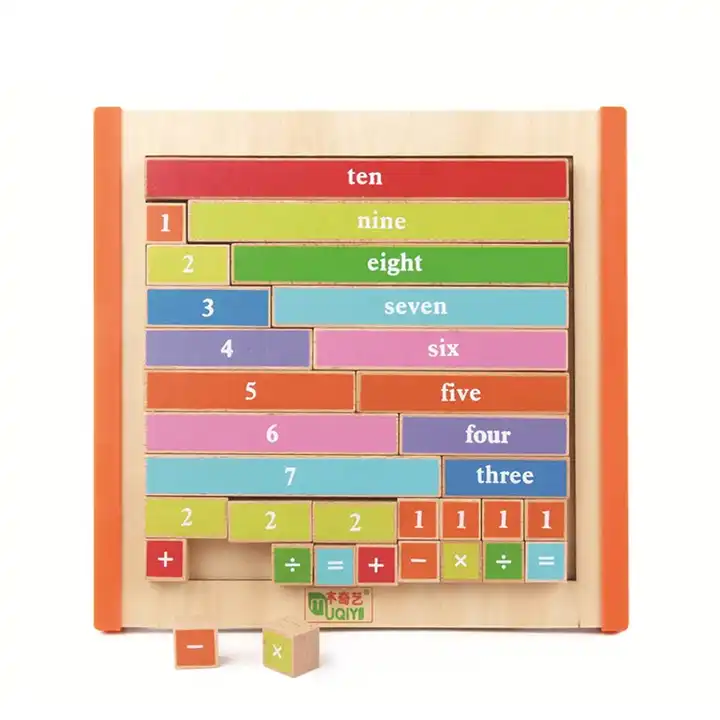 Contagem popular jogo de matemática de madeira cor de jogo