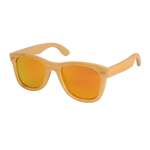 Gafas <span class=keywords><strong>de</strong></span> Sol <span class=keywords><strong>De</strong></span> bambú para hombre, Lentes <span class=keywords><strong>de</strong></span> Sol <span class=keywords><strong>De</strong></span> bambú con funda, <span class=keywords><strong>de</strong></span> madera, marca privada - Product Image 4