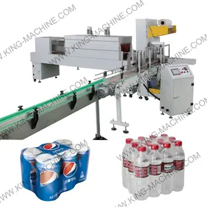 Automatic PET Film Bottle Heat Shrink Packaging Machine / Machinery / Equipment KINGMACHINE