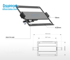 Supporto per Monitor e Laptop OZ-1S a Doppio Uso, Braccio Singolo Regolabile con Molla a Gas in Lega di Alluminio, Supporto TV Adattabile - Product Image 5