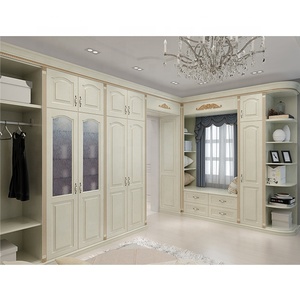 Su misura fabbricazione classic camera da letto in stile mobili in legno armadio - Product Image 1