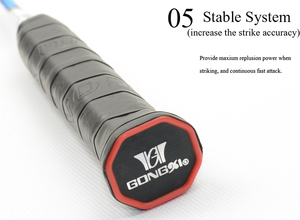 100% Khung Than Chì 40T Nano Dệt Graphite <span class=keywords><strong>High</strong></span> <span class=keywords><strong>Modulus</strong></span> Graphite Cầu Lông Với Chuỗi Cầu Lông Lawntex; - Product Image 5