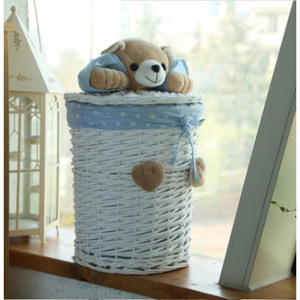<strong>China</strong> Factory 400148 Collapsible Rattan Laundry Hamper Foldable <strong>Wicker</strong> Storage <strong>Basket</strong> for Dirty Clothes Washing Cloth
