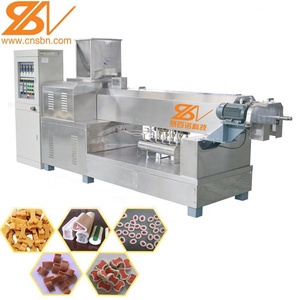 Línea de Producción de Extrusora de Alimentos para Mascotas, Totalmente Automática, de Uno o Dos Colores, para Golosinas, Masticables y Snacks para Perros - Product Image 2