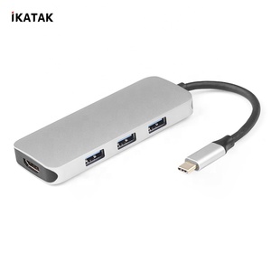 Рекламные мини-портативный 7 в 1 USB3.0 PD концентратора TF SD карты док-станции HDMI - Product Image 3
