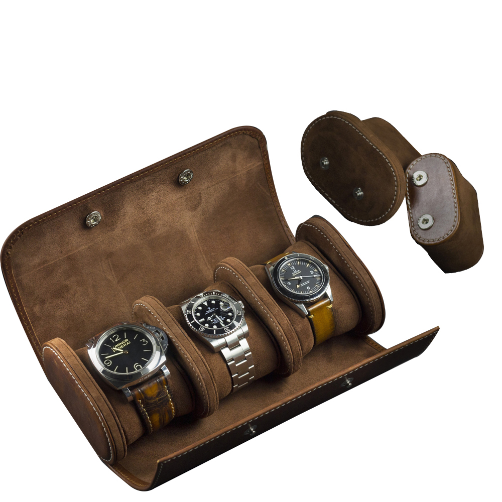 Bosphorus Leather Watch Roll Watch Pillow For Small Wrist Luxury