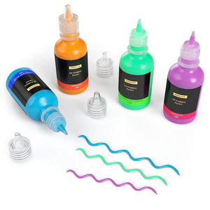 <span class=keywords><strong>Pintura</strong></span> de tela permanente <span class=keywords><strong>3D</strong></span>, calidad Premium, 10, 24, 30 colores - Product Image 3