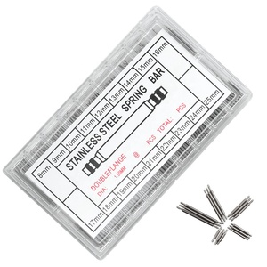 Perni di collegamento della cinghia delle barre della molla del cinturino dell'acciaio inossidabile 360 Pcs 8-25mm orologiaio - Product Image 1