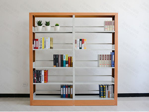 أعلى جودة معدن رف كتب/مكتبة 6 طبقة مزدوجة الجانب المعادن رف كتب - Product Image 5