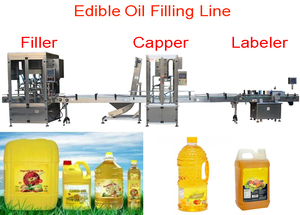 Machine de remplissage automatique de bouteilles d'huile 5L et ligne d'emballage d'équipement d'embouteillage d'huile comestible pour l'huile de moutarde - Product Image 6