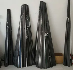 Stock de 1,8 m/1,98 m/2,1 m/2,4 m sola sección de fibra de carbono juego de campeonato señuelo rod en blanco crane stick
