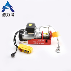 CE 300Kg 500Kg 1ton <span class=keywords><strong>Mini</strong></span> Portable Truk Kuat <span class=keywords><strong>Hoist</strong></span> Tali Kawat Baja Menarik Electric Manual Lifting <span class=keywords><strong>Hoist</strong></span> dengan troli - Product Image 4