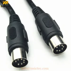 2019 Hot Bán 7 Pin Din Midi Cable 7PIN DIN Macho Một Máy 9ft 3 M Controlador Interfaz Cáp