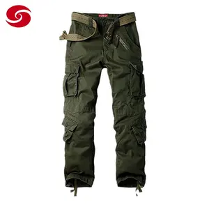 Men Fashion Casual Long <strong>Pants</strong> Cotton <strong>Cargo</strong> Hunting Tactical <strong>Green</strong> <strong>Pants</strong> Jungle <strong>Pants</strong> - Product Image 1