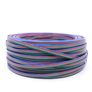 <span class=keywords><strong>Multi</strong></span> Broches Plat RVB Câble pour LED Bande Lumière 28AWG - Product Image 1