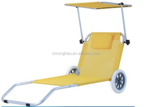 <span class=keywords><strong>Pas</strong></span> cher De Pêche Chaise De Plage Roues, <span class=keywords><strong>transat</strong></span> Parasol Avec Repose-pieds - Product Image 3