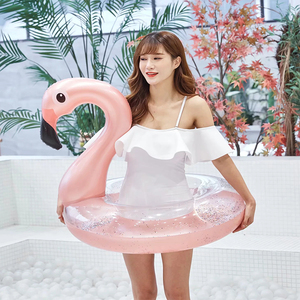 Bán buôn Chất lượng cao long lanh 90 120 Inflatable Flamingo hồ bơi <span class=keywords><strong>Float</strong></span> bơi bơm hơi Vòng bãi biển hồ bơi Sông FL - Product Image 4
