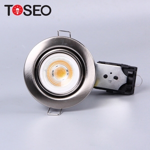 De coupe 75mm Pur en aluminium gu10 5 w blanc coupe-feu spots spot protection <span class=keywords><strong>contre</strong></span> les incendies - Product Image 1