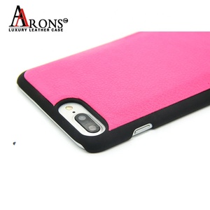 de diseño PU titular de la tarjeta de cuero cubierta trasera de la caja del teléfono celular con cordón para iPhone 7/8 plus XS - Product Image 4