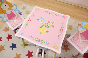 Table <span class=keywords><strong>d</strong></span>'école en bois pour enfants, chaise, meubles féerique - Product Image 6