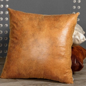 PU Faux Leather Throw Pillowcase Home Decorative Chairs Cushion