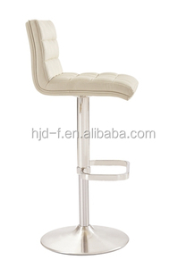Plaza de asientos giratoria rústico nueve comprobar palo ajustable <span class=keywords><strong>bar</strong></span> en crema de la PU - Product Image 2