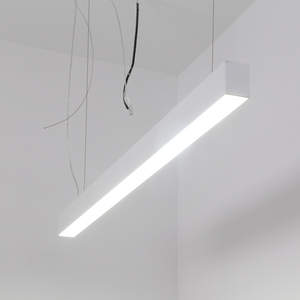 Hecho en China Popular Comercial tubo de aluminio empotrado Luz lineal de Led Oficina Rectangular lámpara de techo - Product Image 1