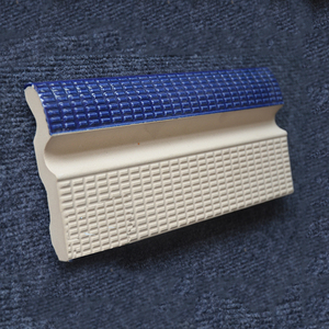 Bordo in Ceramica Blu Cobalto 6x6 per Piscina, Piastrelle per <span class=keywords><strong>Bordi</strong></span> con Profilo Arrotondato - Product Image 2
