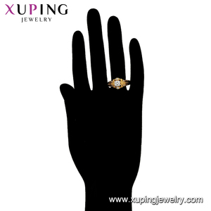 <span class=keywords><strong>Bague</strong></span> pour <span class=keywords><strong>homme</strong></span> en cuivre plaqué or de couleur or XUPING 15971, vente en gros, respectueuse de l'environnement - Product Image 2