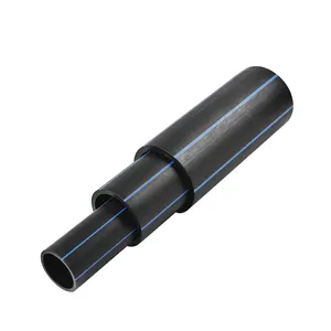 Qualité pe80 pe100 pn 10 pn16 dn 1000mm as4130 dts 9 63mm tuyau de pehd noir fabricants de tubes