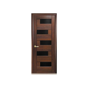 Estilo conciso Simple diseño japonés americano caoba puerta principal de madera color polaco - Product Image 6