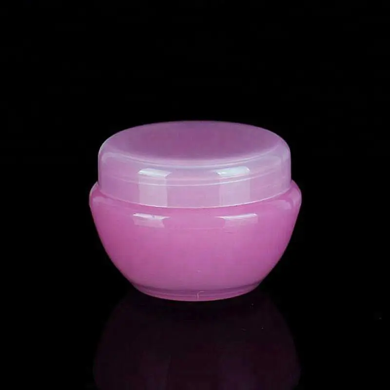 10ml nice pink mini plastic jars 10g cream balm jar for travelling can make other colors